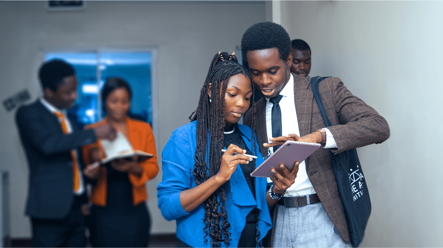 Students in Background