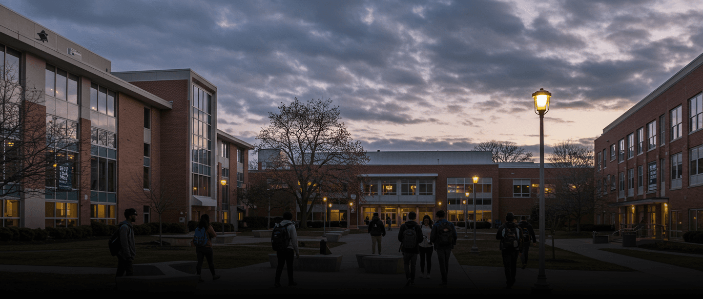 School As Background